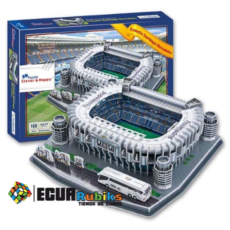 Rompecabezas 3D Estadio Santiago Bernabeu Real Madrid – Ivanna & Pau